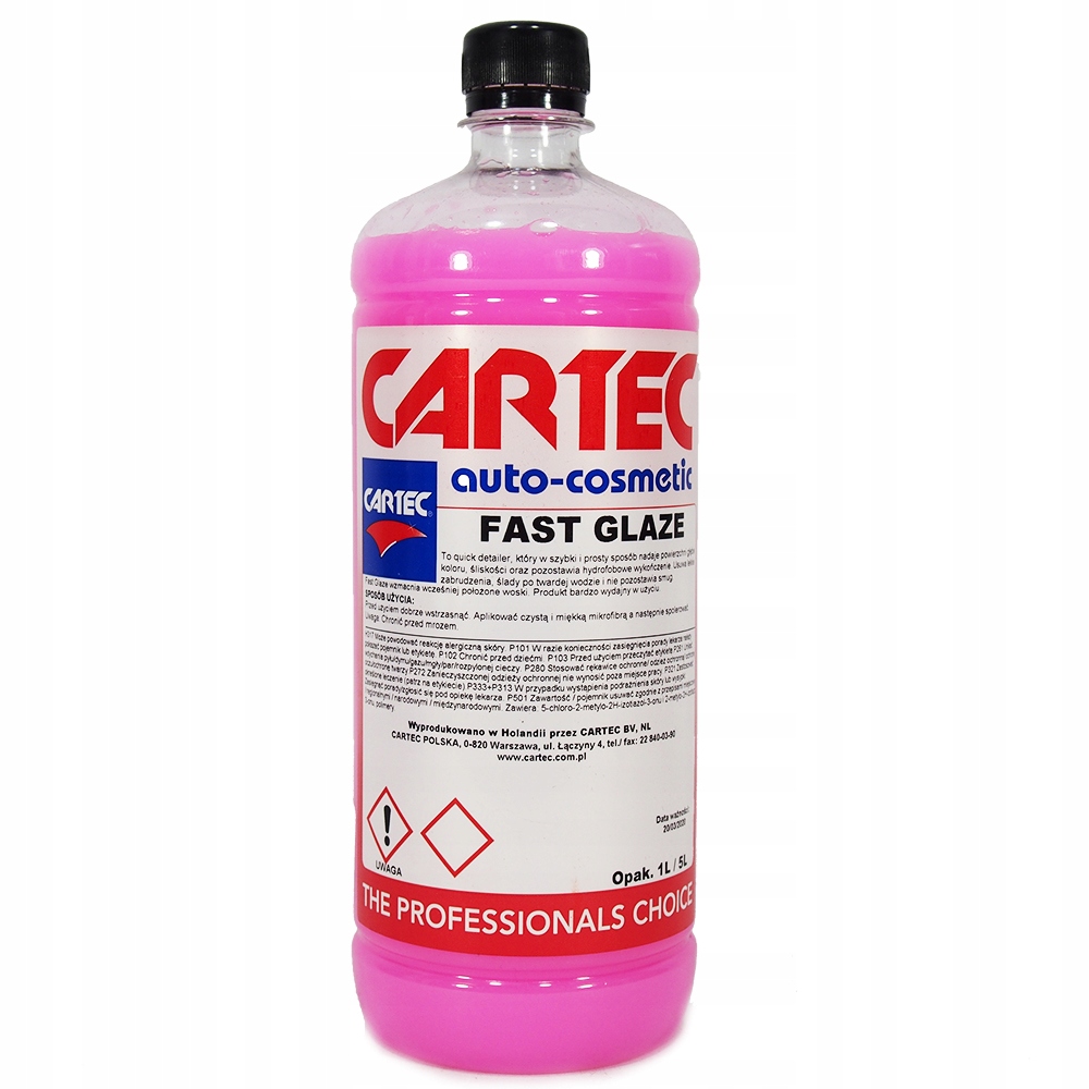

Cartec Fast Glaze 1L wosk nabłyszczający w płynie