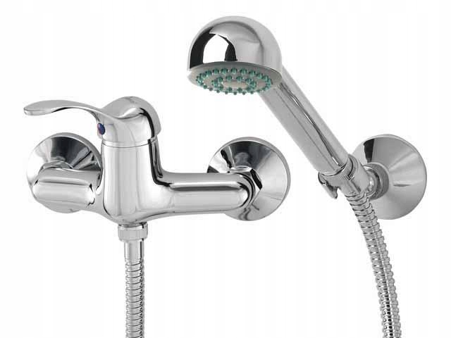 

Bateria Natryskowa Ścienna Chrom Diamond Laguna