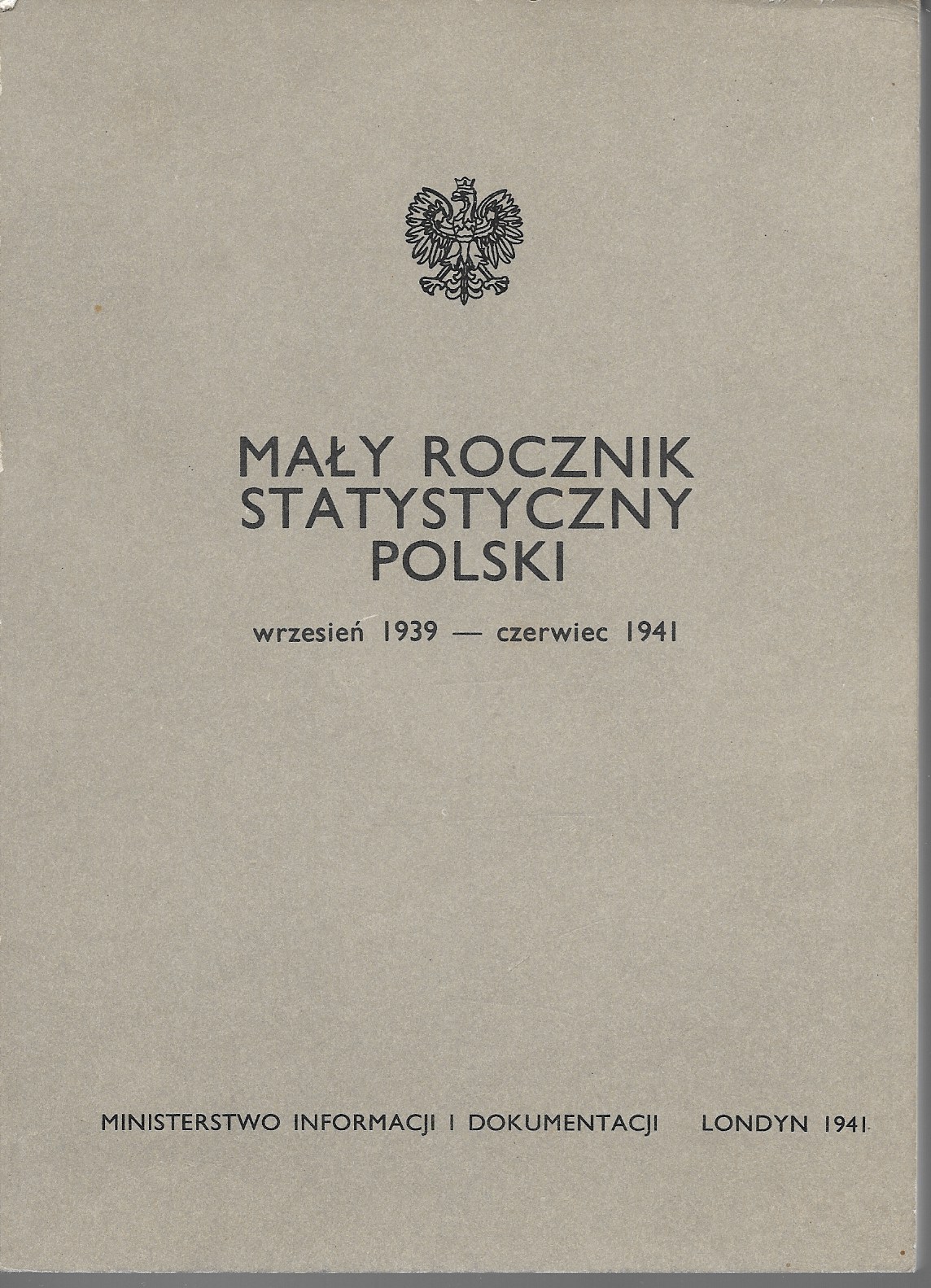 Mały Rocznik Statystyczny POLSKI Wyd .1939-1941 (13552892882 ...