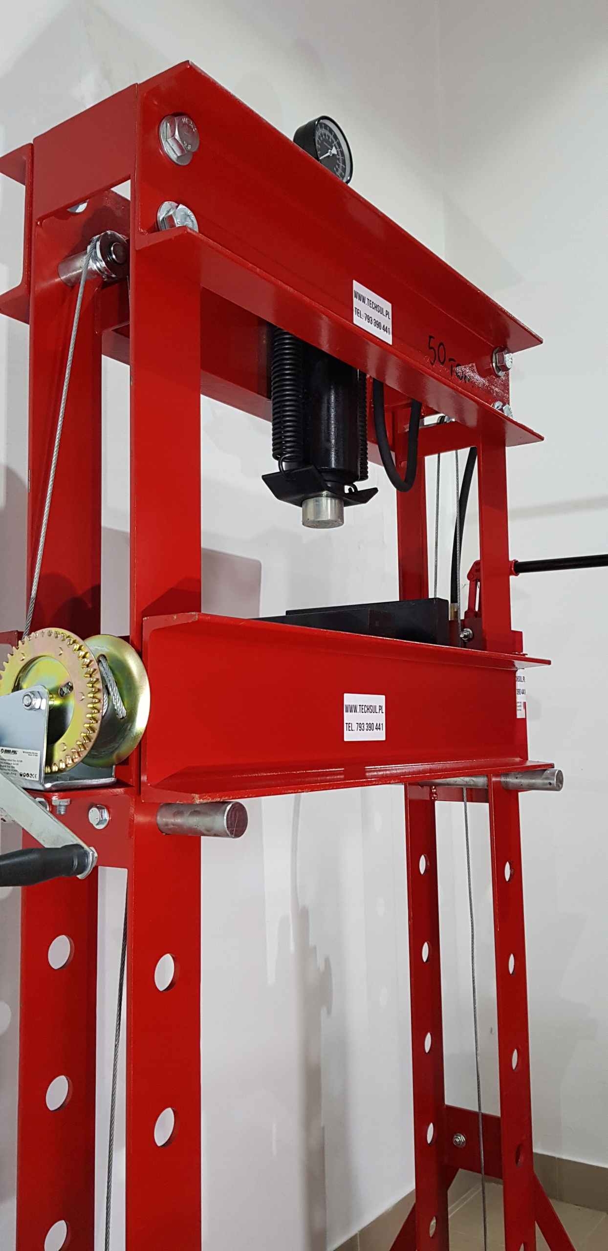 PRASA 50 TON 50T HYDRULICZNA OD REKI POLSKA