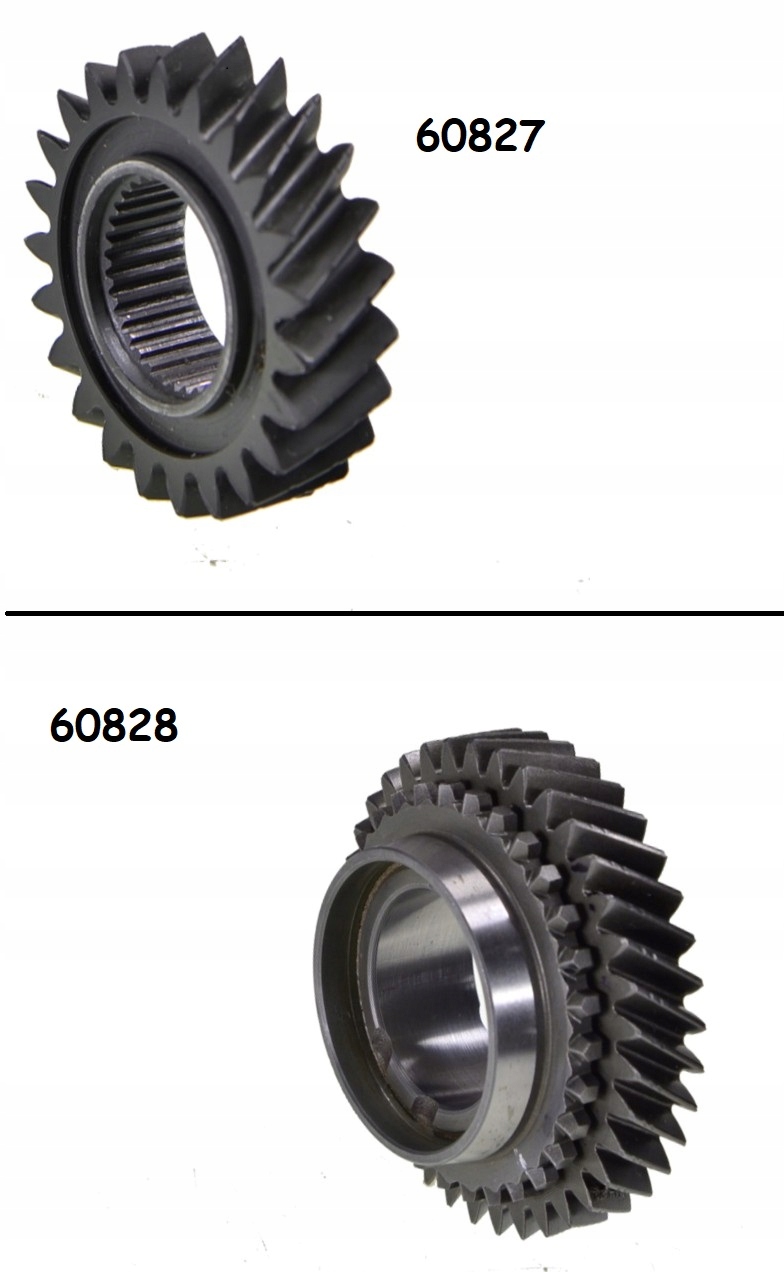 Komplet kół zębatych VW T4 T5 5-ty bieg.Zęby 23-37 Numer katalogowy części 60827