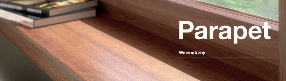 PARAPET WEWNĘTRZNY KOMOROWY PCV WENGE 30 CM Szerokość produktu 30 cm