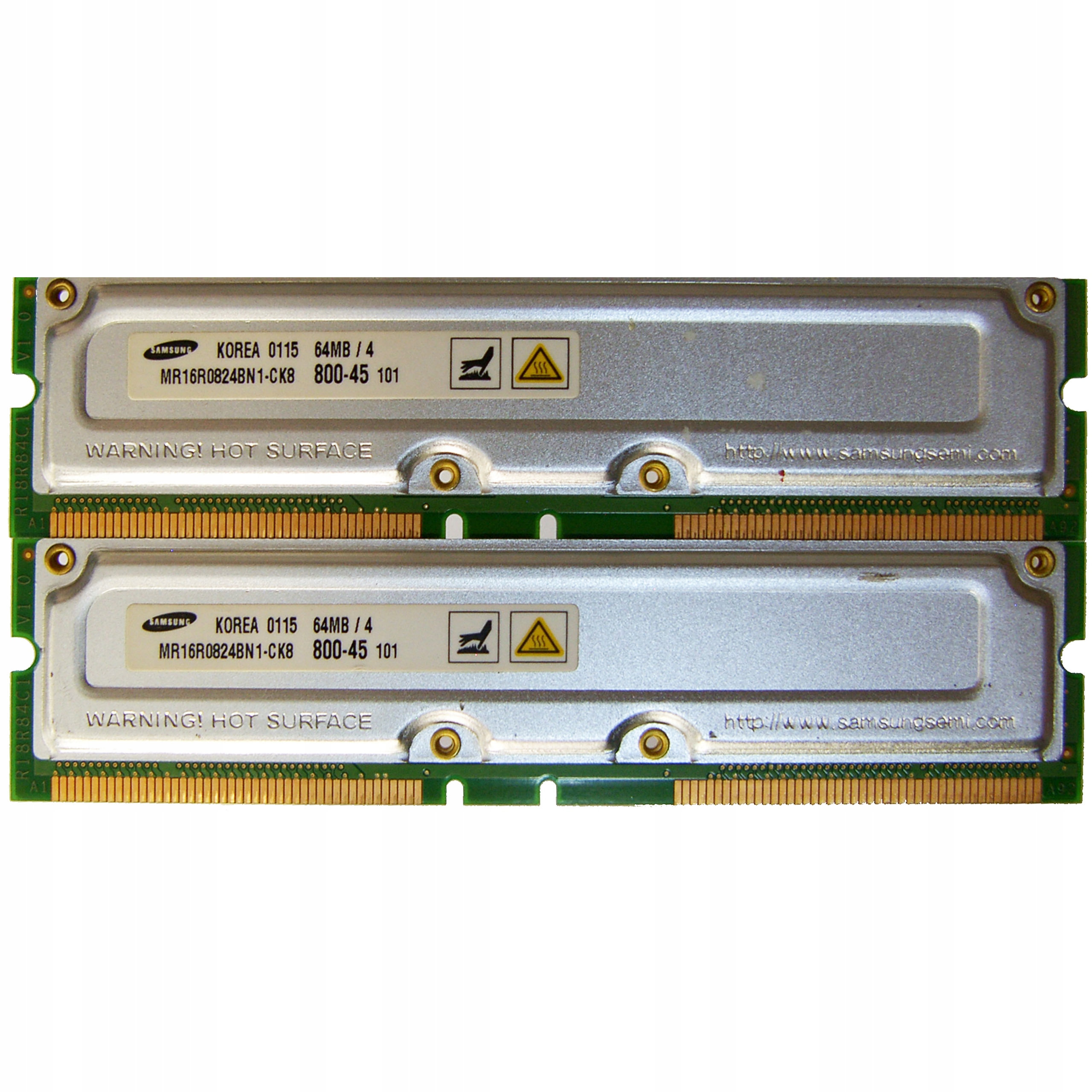 RIMM 128MB (2X64) SAMSUNG 100% OK BcN