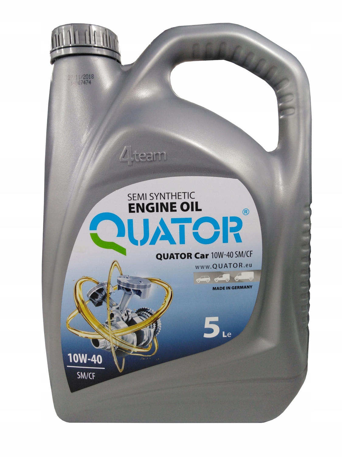 

Niemiecki Quator Car 10W40 5L Olej Silnikowy