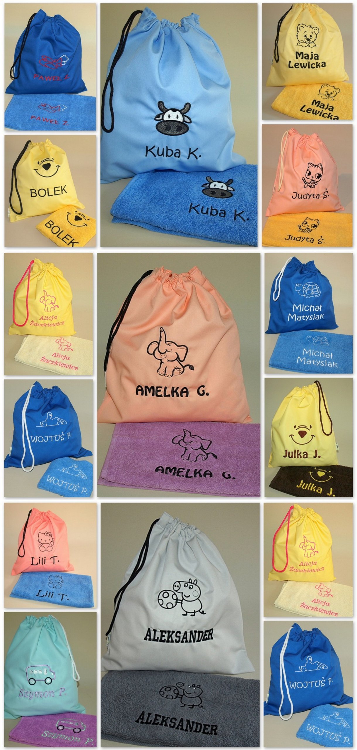 Набор полотенец + сумка для тапочек для детского сада вес (с упаковкой) 0,3 кг
