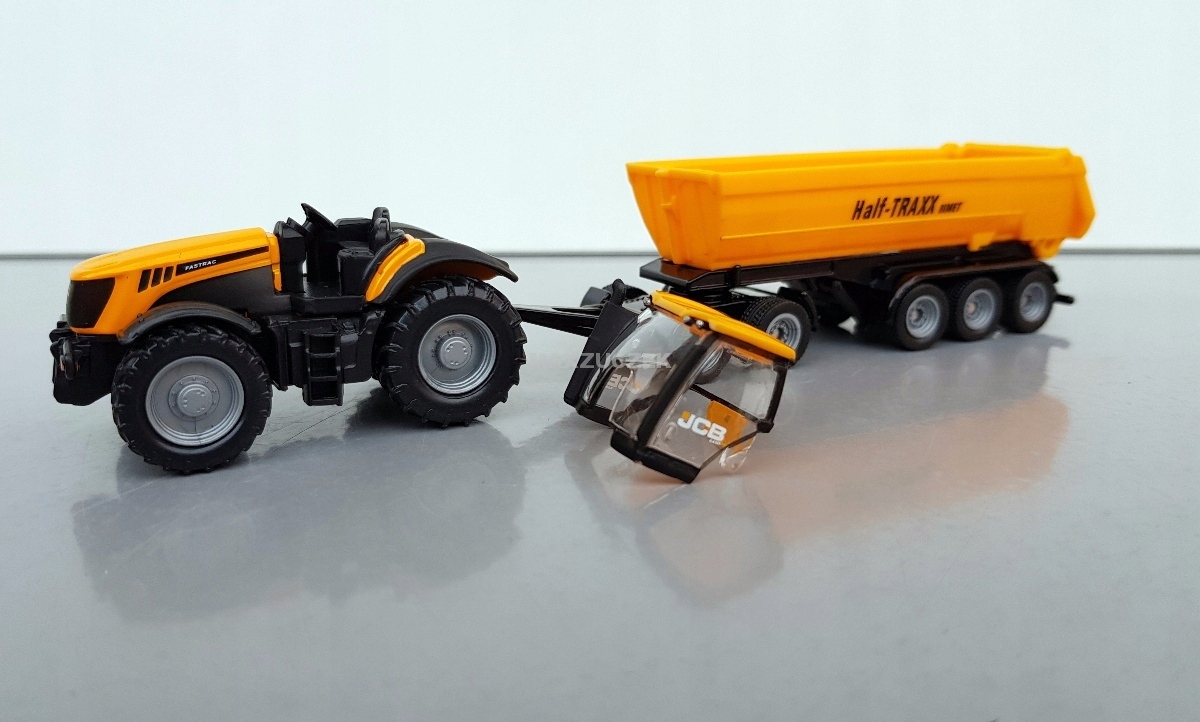 SIKU 1858  Traktor z wózkiem i wywrotką - W skali 1:87 