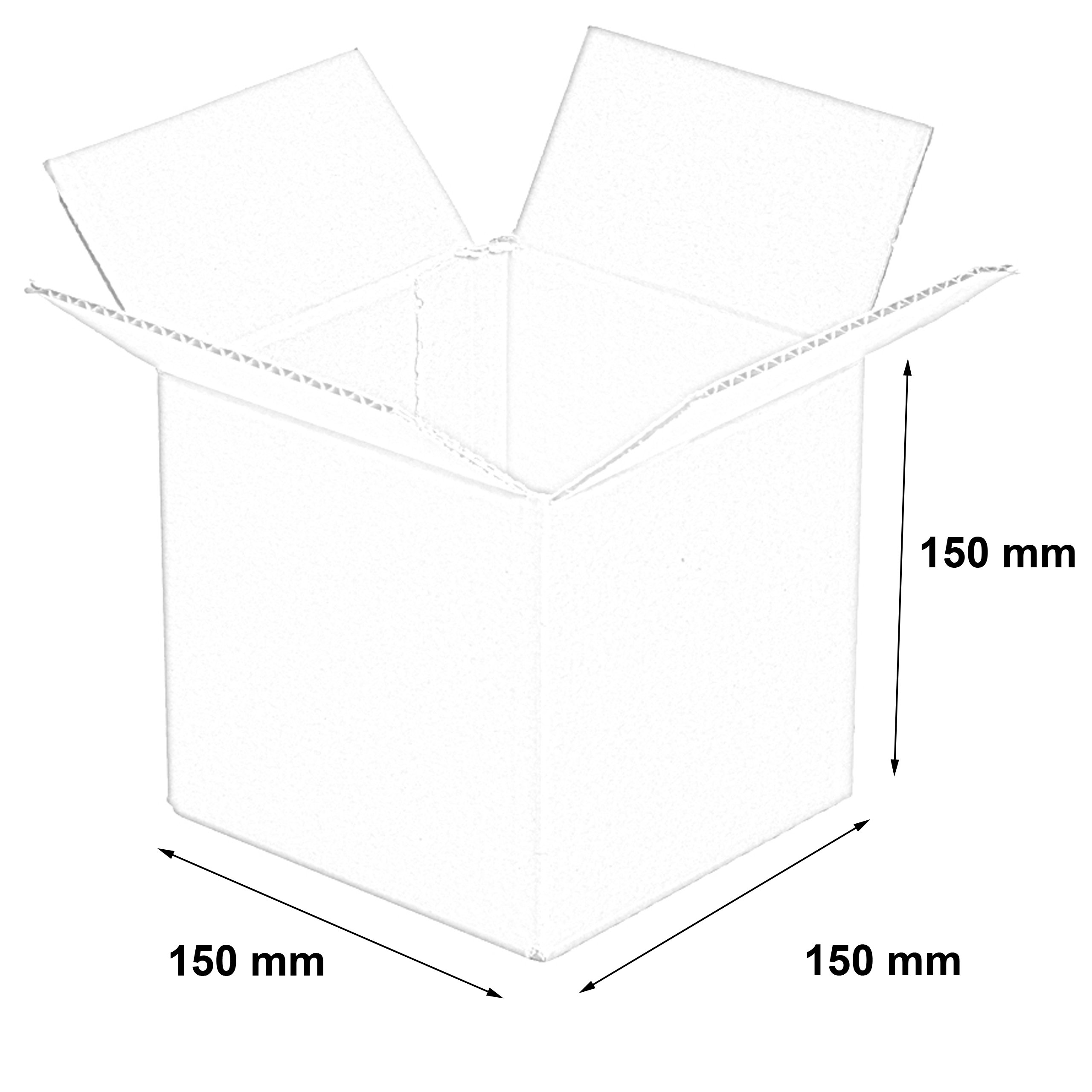 PUDEŁKO 150x150x150 PUDŁO KLAPOWE 50szt Długość zewnętrzna 15 cm