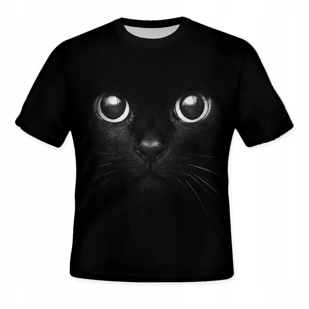 

Koszulka Fullprint T-shirt Black Cat S Trwała Pl