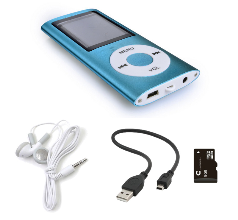 ODTWARZACZ MP4 MP3 PL RADIO DYKTAFON KARTA 8GB EAN (GTIN) 5068652096753