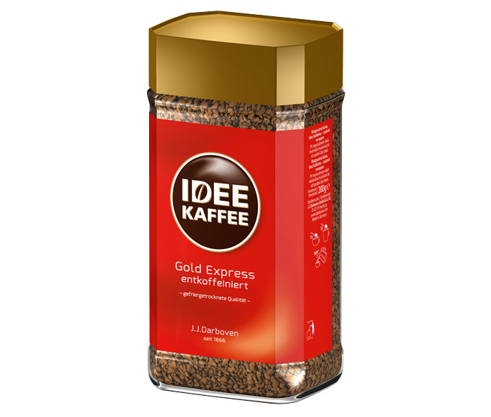 Levně Káva rozpustná, bez kofeinu Idee Kaffee 200 g