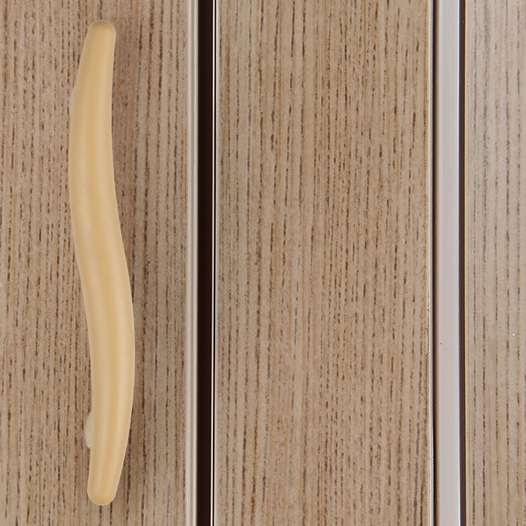 DRZWI HARMONIJKOWE ST3 BIAŁY DĄB 83 CM Typ Pełne