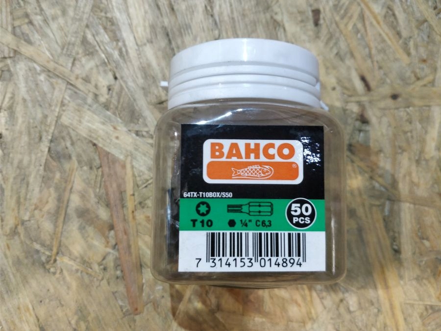 

Bity Bahco Do Śrub Torx 10 50szt