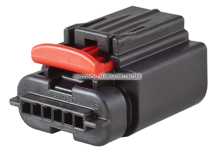 KOSTKA WTYK ZLACZE PRZEPLYWOMIERZA 6 PIN 1438153-5 za 18.00