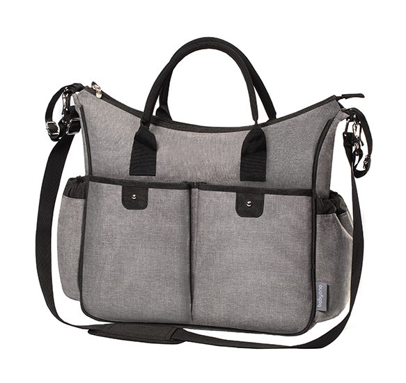 BabyOno Сумка для Мамы SO CITY! Серая в Коляску