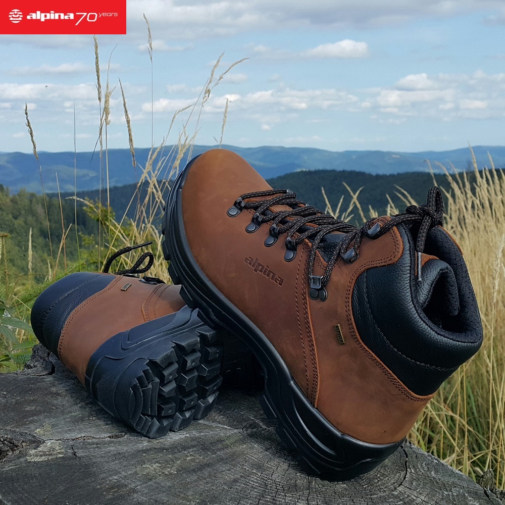 ALPINA TUNDRA Skóra Buty Trekkingowe 100%EU! r.45 Materiał wkładki inny