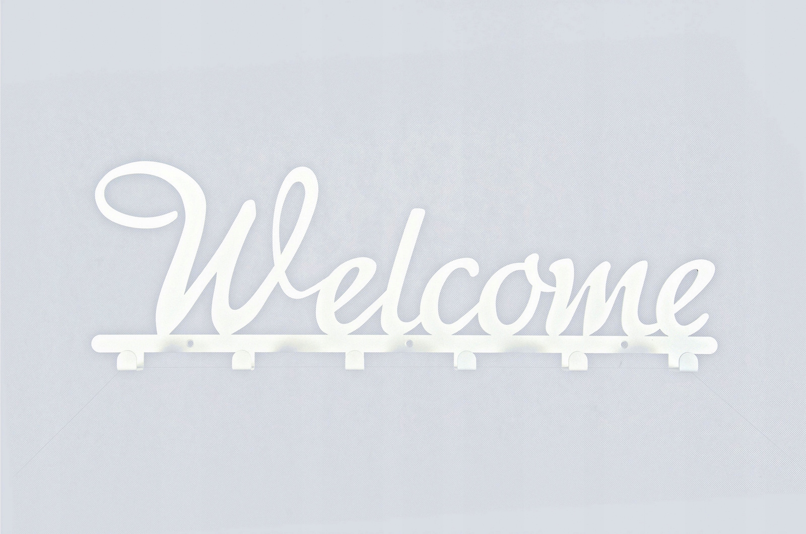 

Elegancki wieszak ścienny Welcome do przedpokoju.
