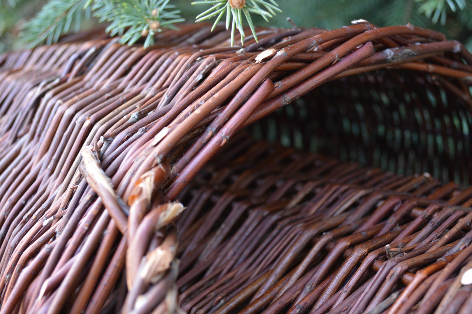 KOMPLET 3 SZT. KOSZE WIKLINOWE DONICA Z WIKLINY Seria Kosze wiklinowe