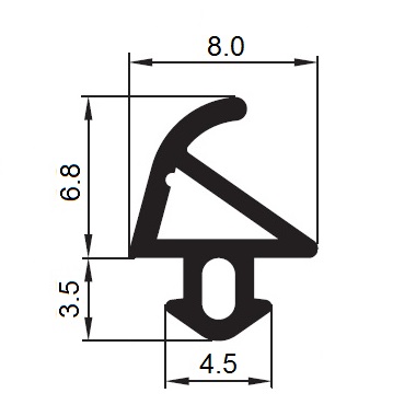 Uszczelki uszczelka do okna okien okienna S-1113 Kod producenta S-1113