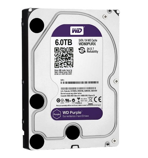 

Dysk Twardy Wd Purple 6TB WD60PURX 64 Mb Cctv Fv