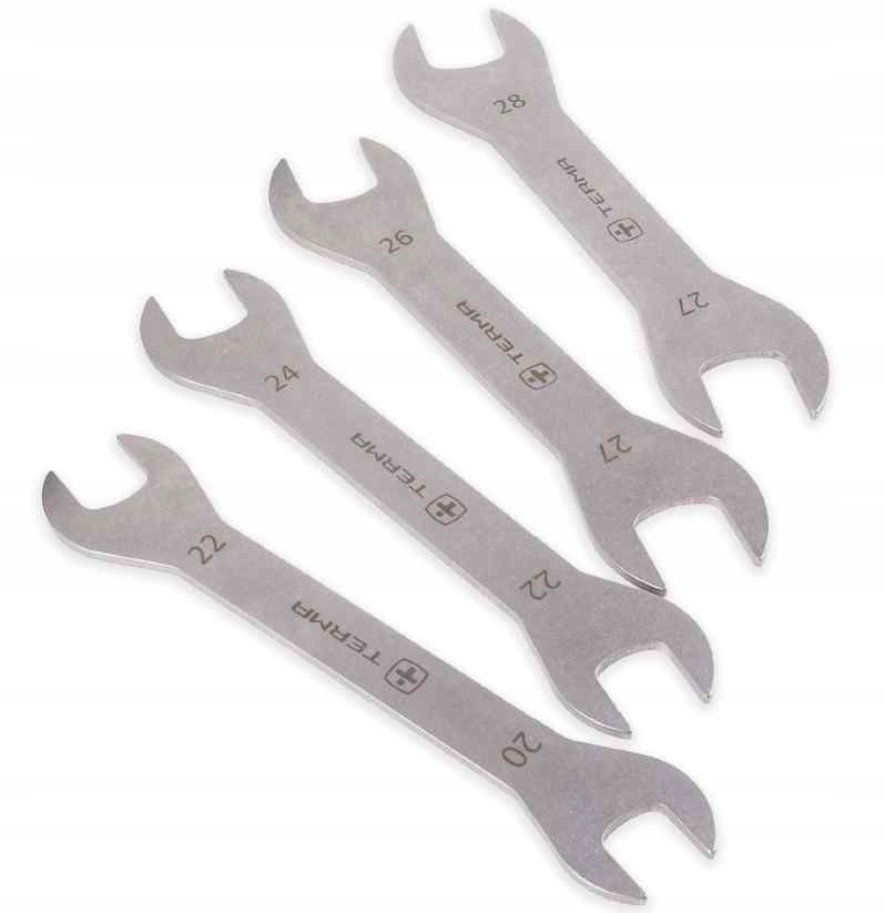 Ploché kľúče sada 4 kľúčov Terma 20-28 Poletti