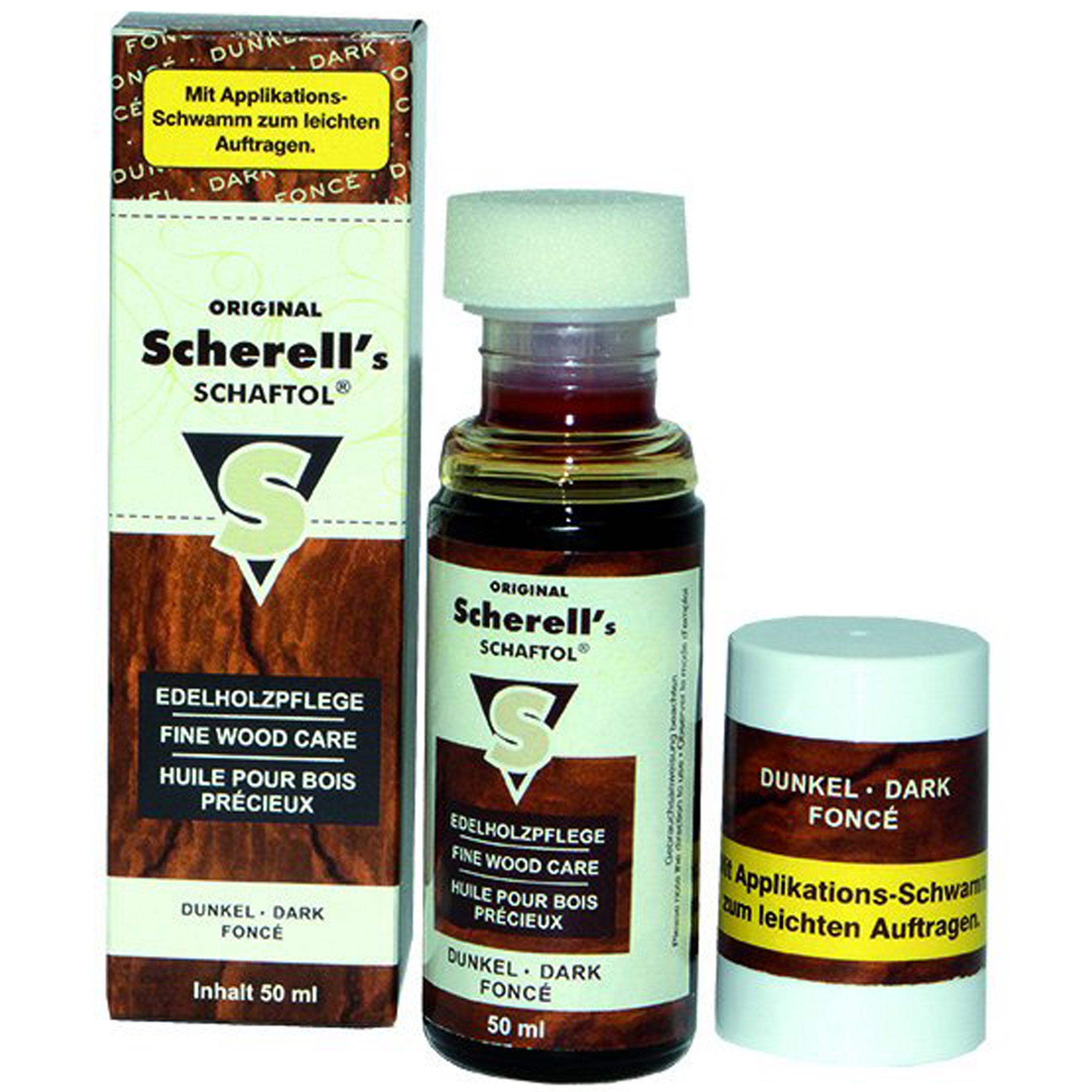 

Olej do drewna Scherell's Schaftol Dark 50 ml brąz