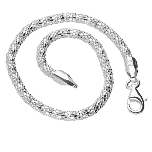 

OX15-19 Bransoletka siatkowa 18,7cm - 3,0mm Srebro