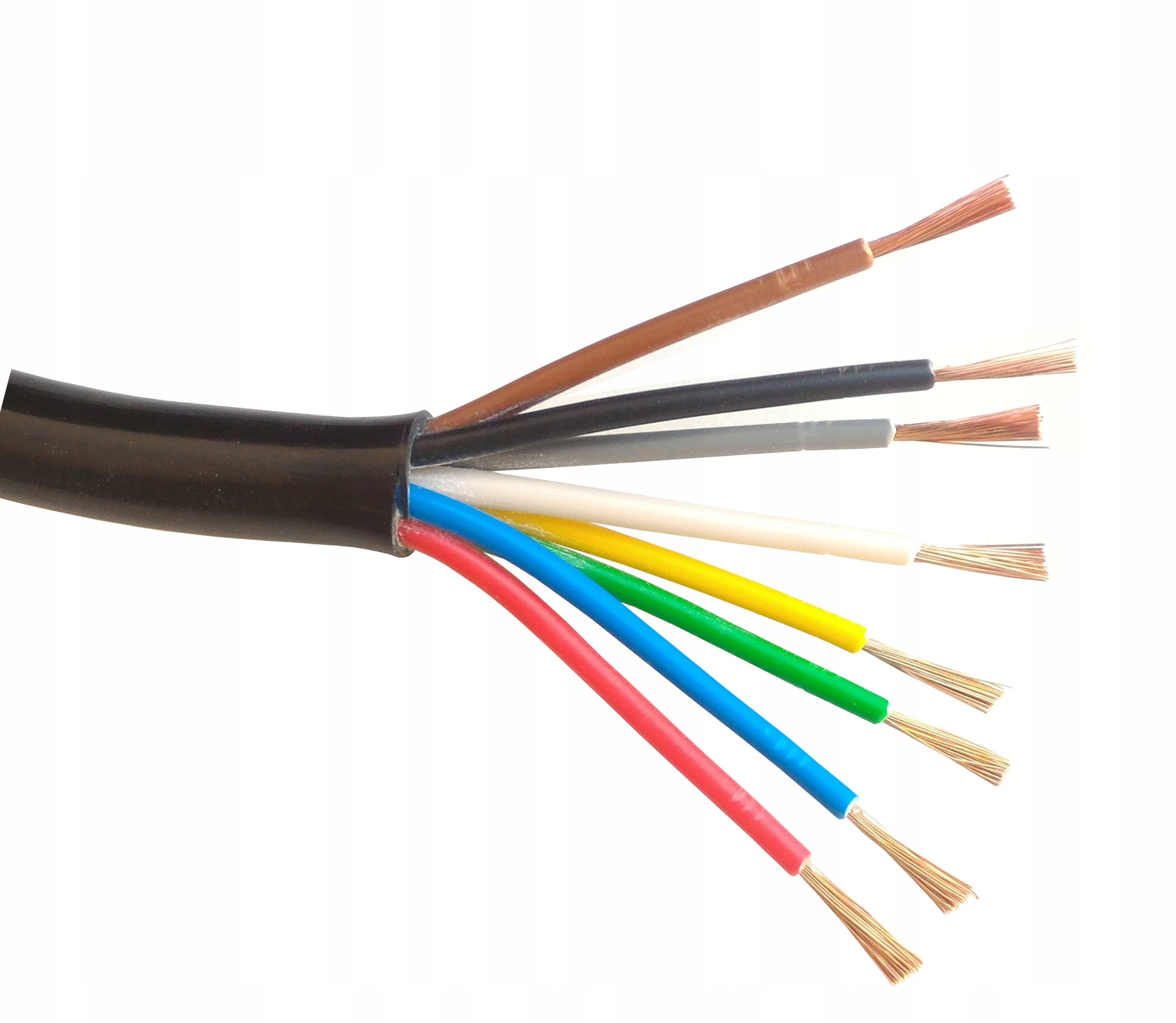 

Przewód Kabel 8 żył 7x1,0+1x1,5 do Przyczepy 13PIN