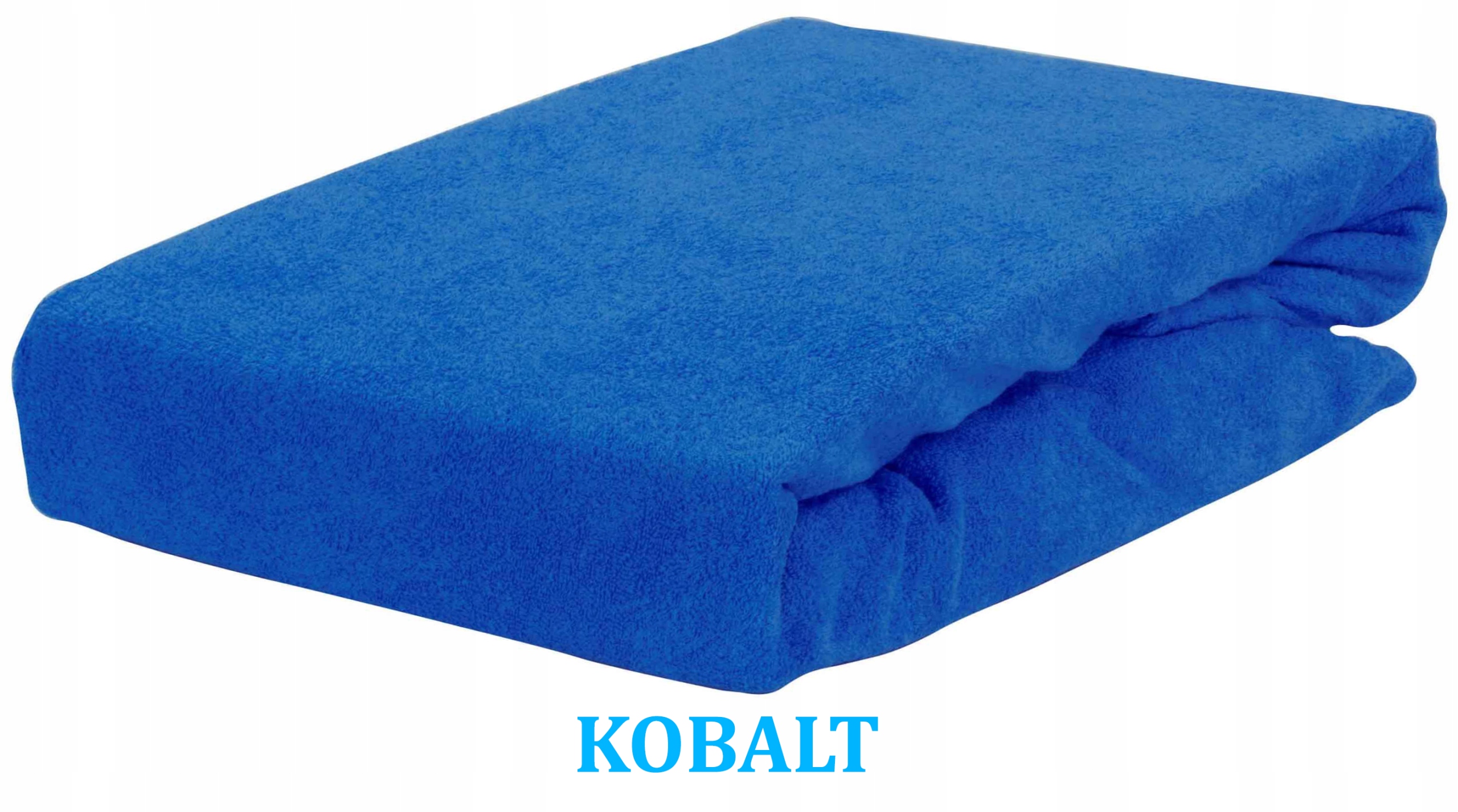 

Prześcieradło Frotte Z Gumką 180x200 Kobaltowe