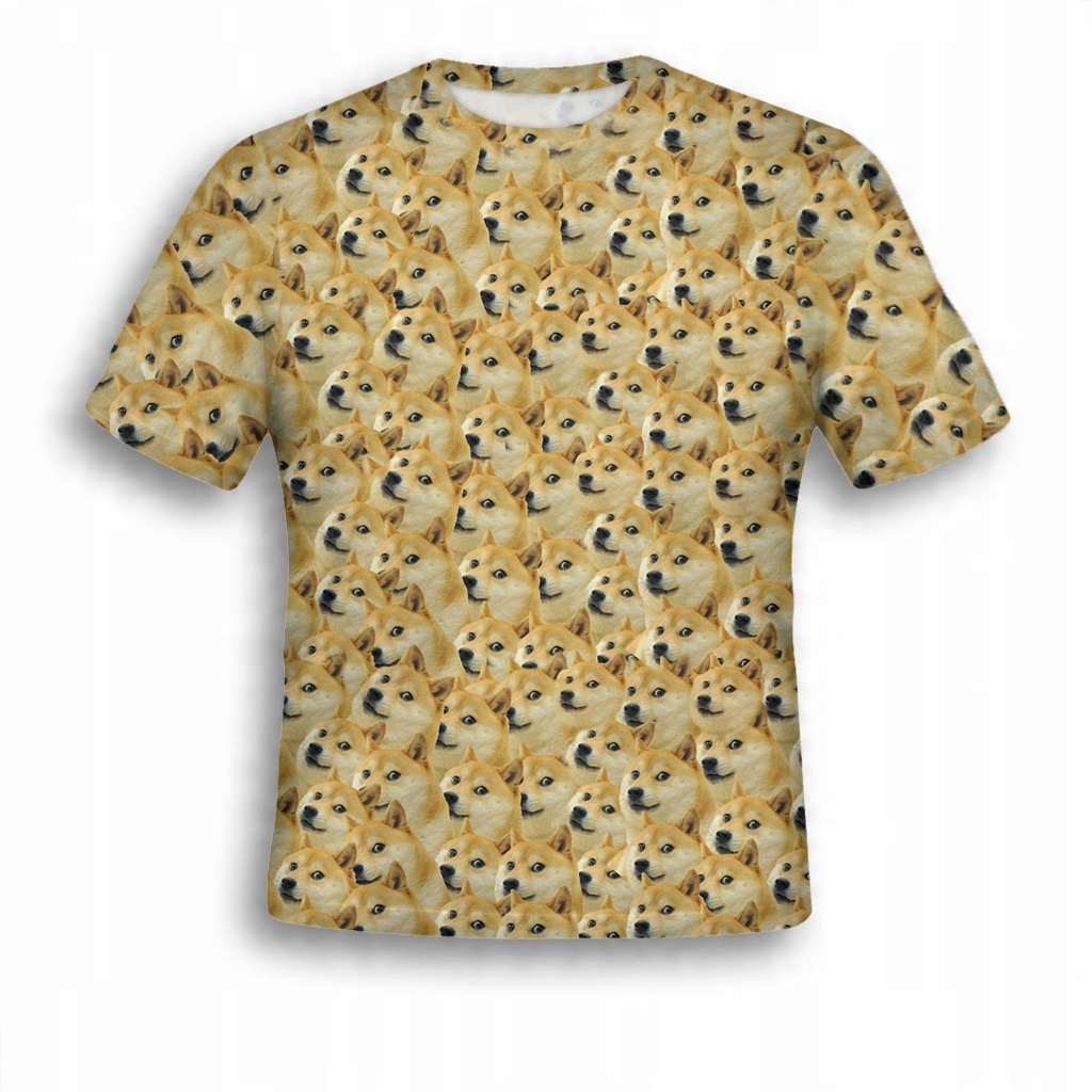 

Koszulka Fullprint T-shirt Pieseł L Grafika Mem