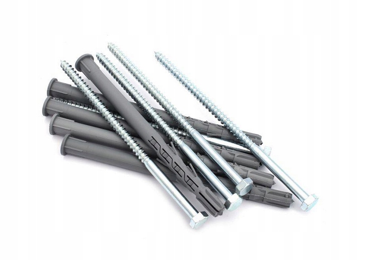 Rámový Rozpěrný Kolík Na Klíč Pozinkovaný Šroub 12X200 50 Kusů