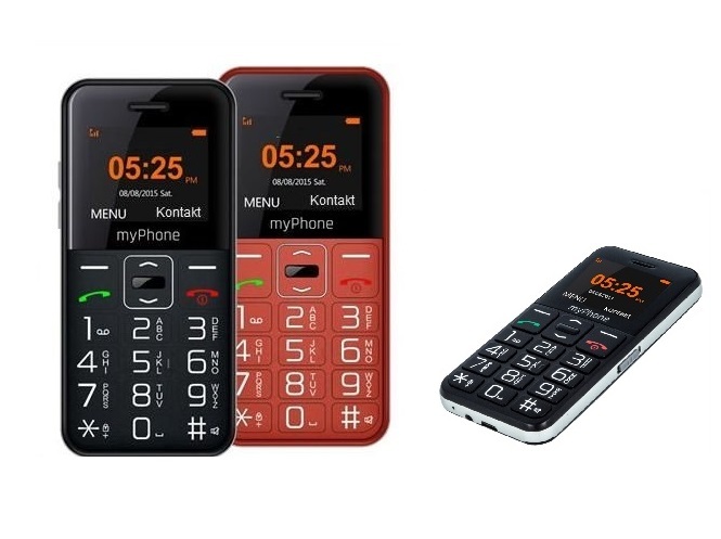 MYPHONE HALO EASY - TELEFON DLA SENIORA RADIO SOS Typ Telefon komórkowy