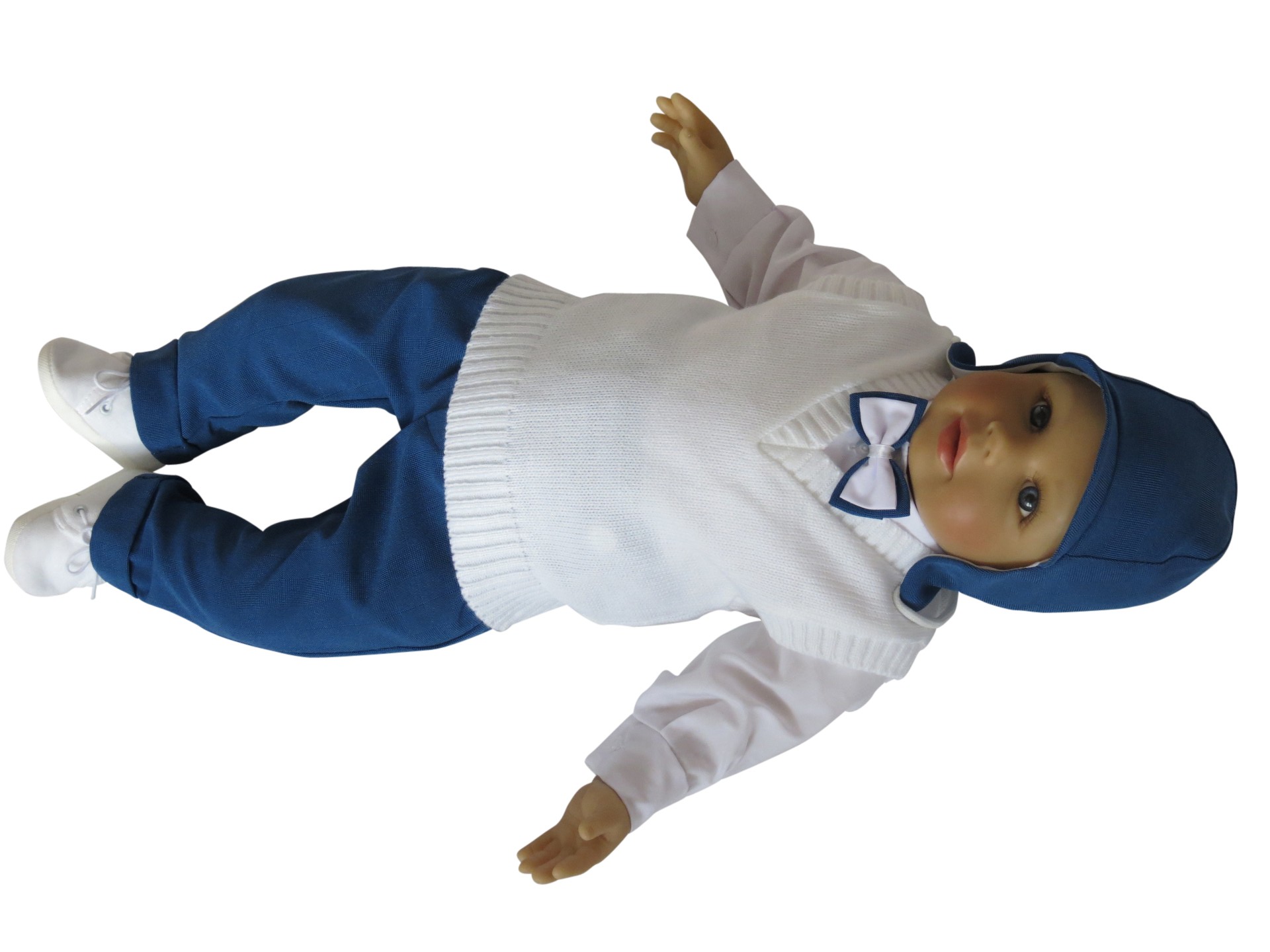 GARNITUR KOMPLET UBRANKA DO CHRZTU CHRZEST R62 Rozmiar 62