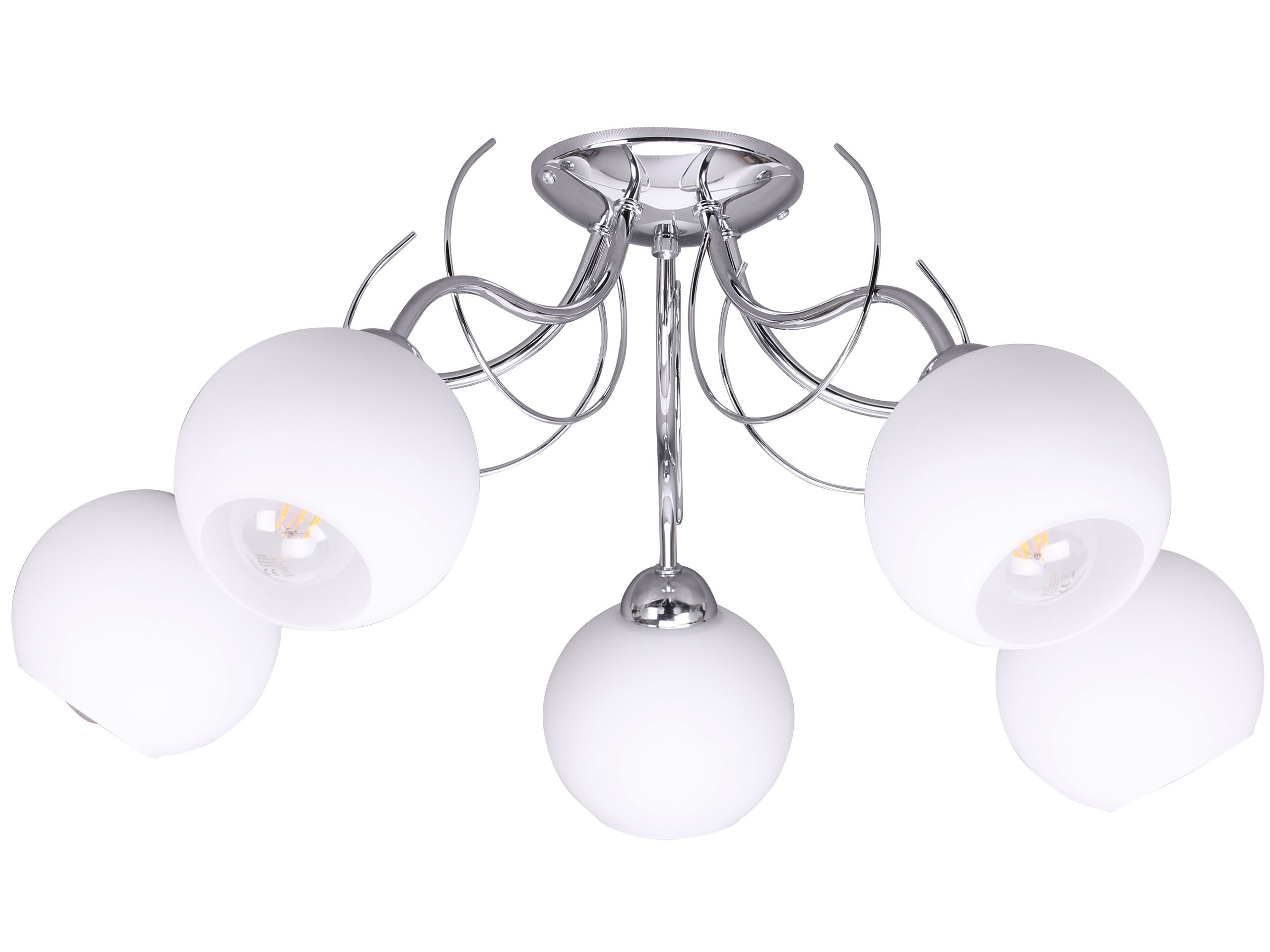 

Lampa Sufitowa Do Sypialni Szklany Klosz