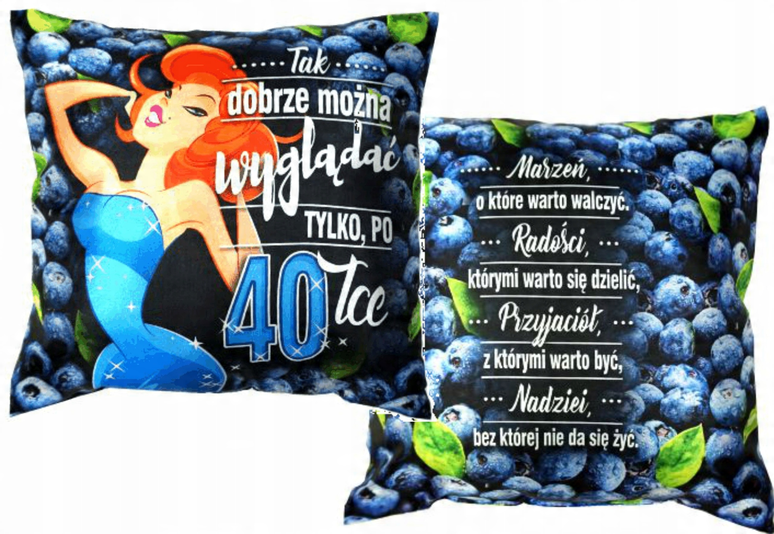 

Poduszka na urodziny 18 30 40 50 60 jubileusz