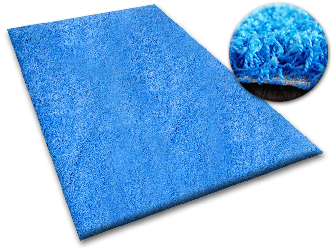 

Dywan Shaggy 80x120 niebieski 5cm miękki @10235