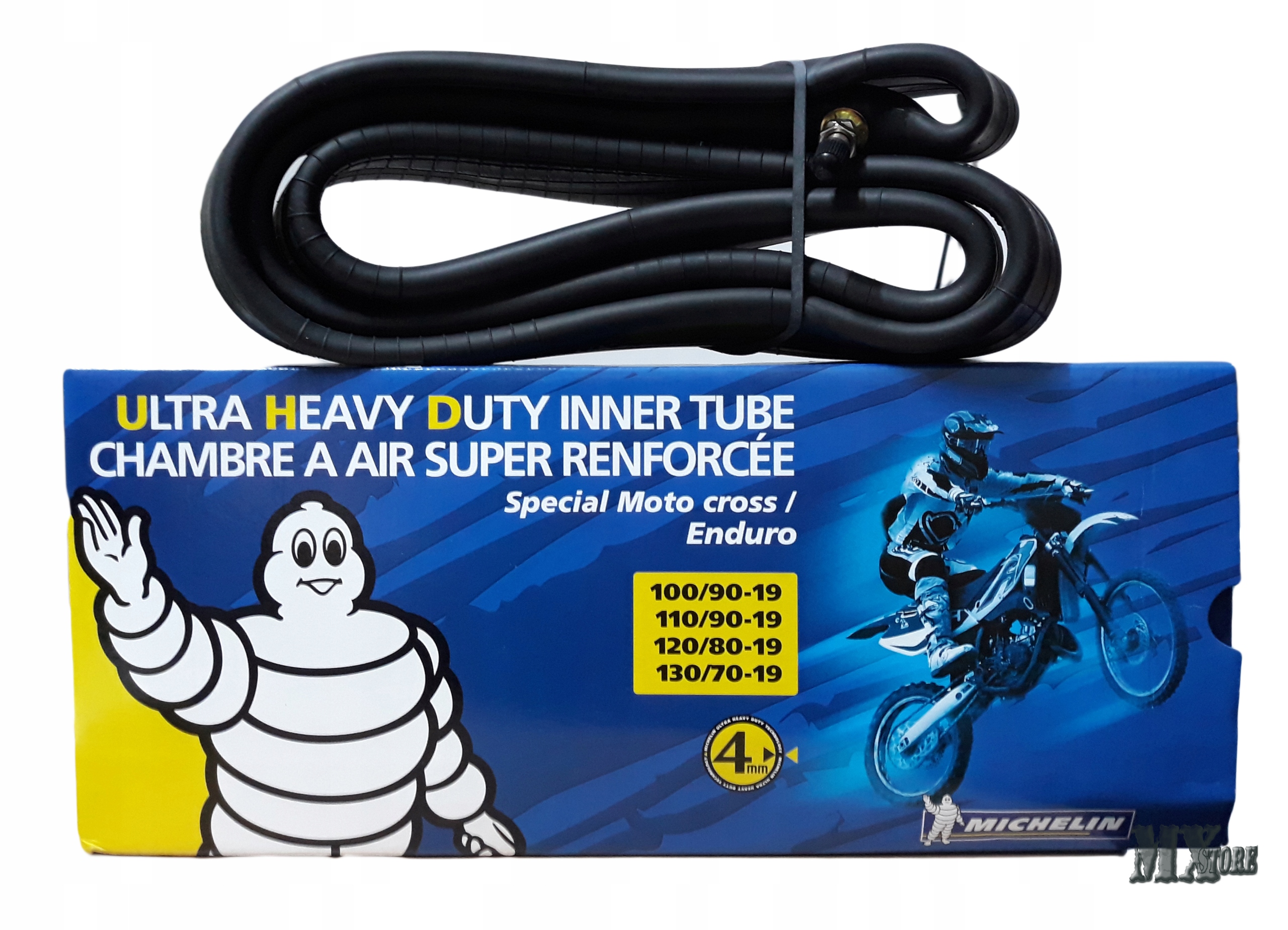 

Dętka Cross Enduro Michelin Uhd 4MM Gruba 19CALI