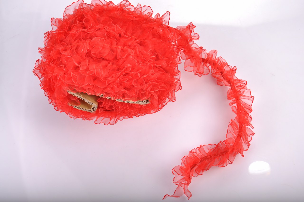 

Wstążka organza z gumką 4cm/1metr 5kolorów Wszyfg