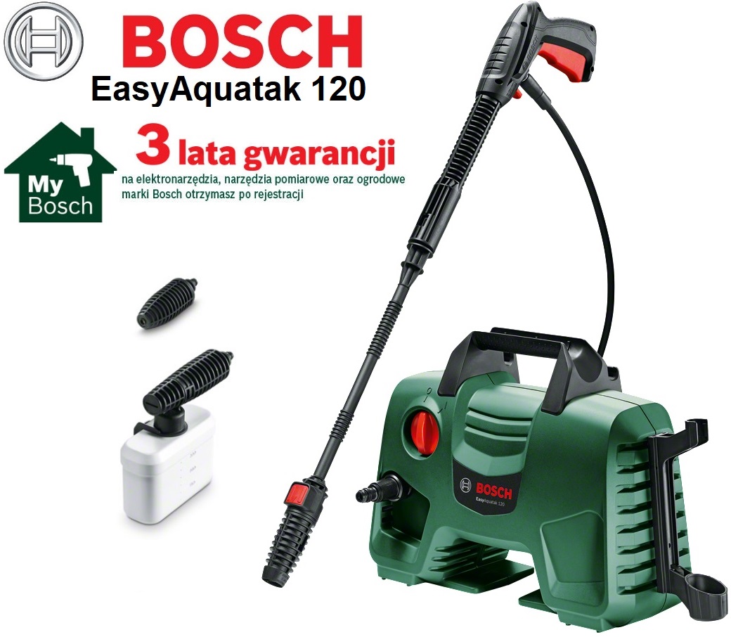 Myjka wysokociśnieniowa BOSCH EasyAquatak 120 Model Easy