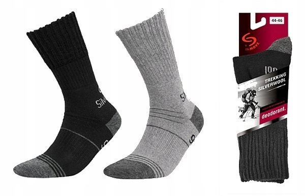 JJW TREKKING SOCKS WITH MERINO WOOL+AG 44-46