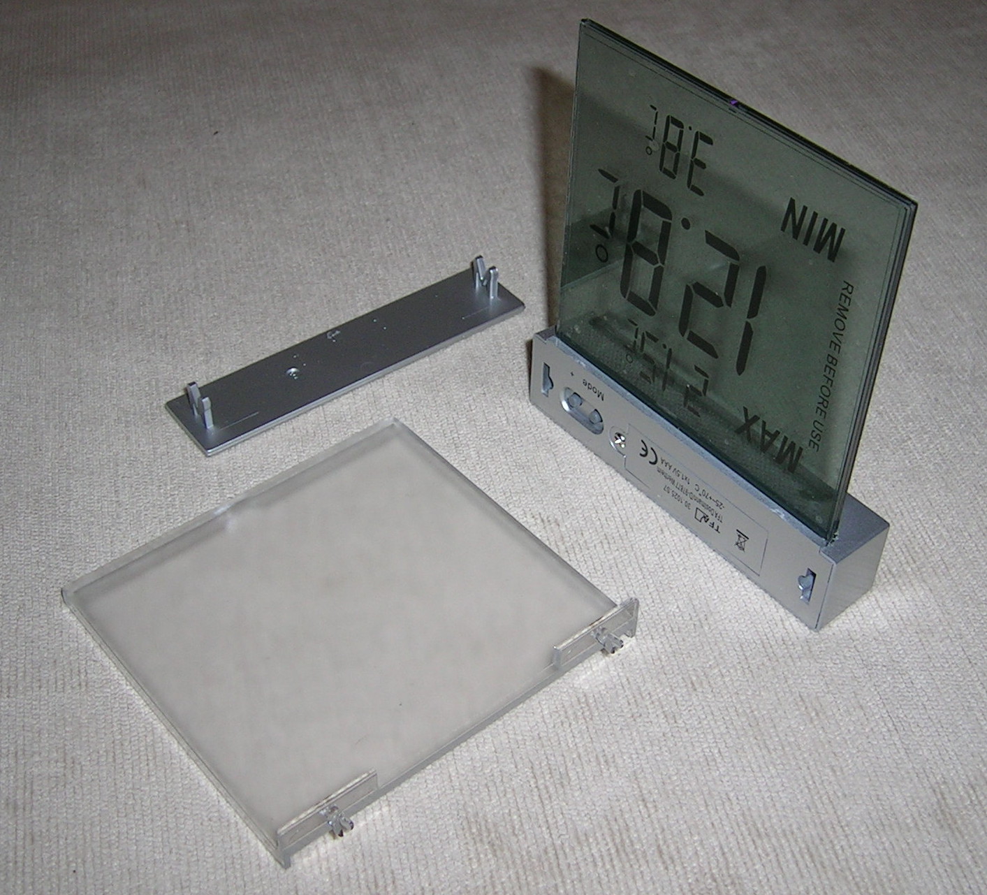 Termometr Okienny -25+70stC duże cyfry Model 30.1025