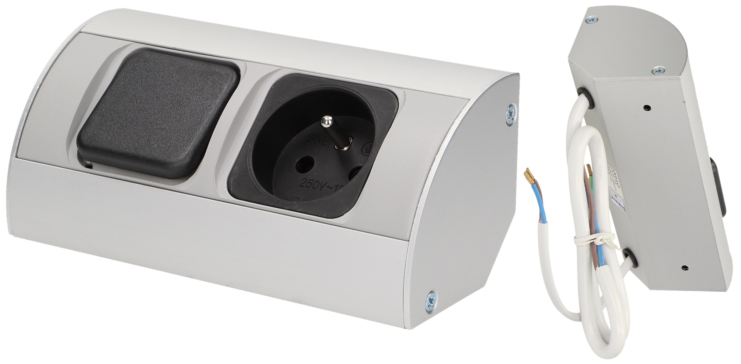 

Gniazdo i wyłącznik meblowy podszafkowy OR-AE-1302