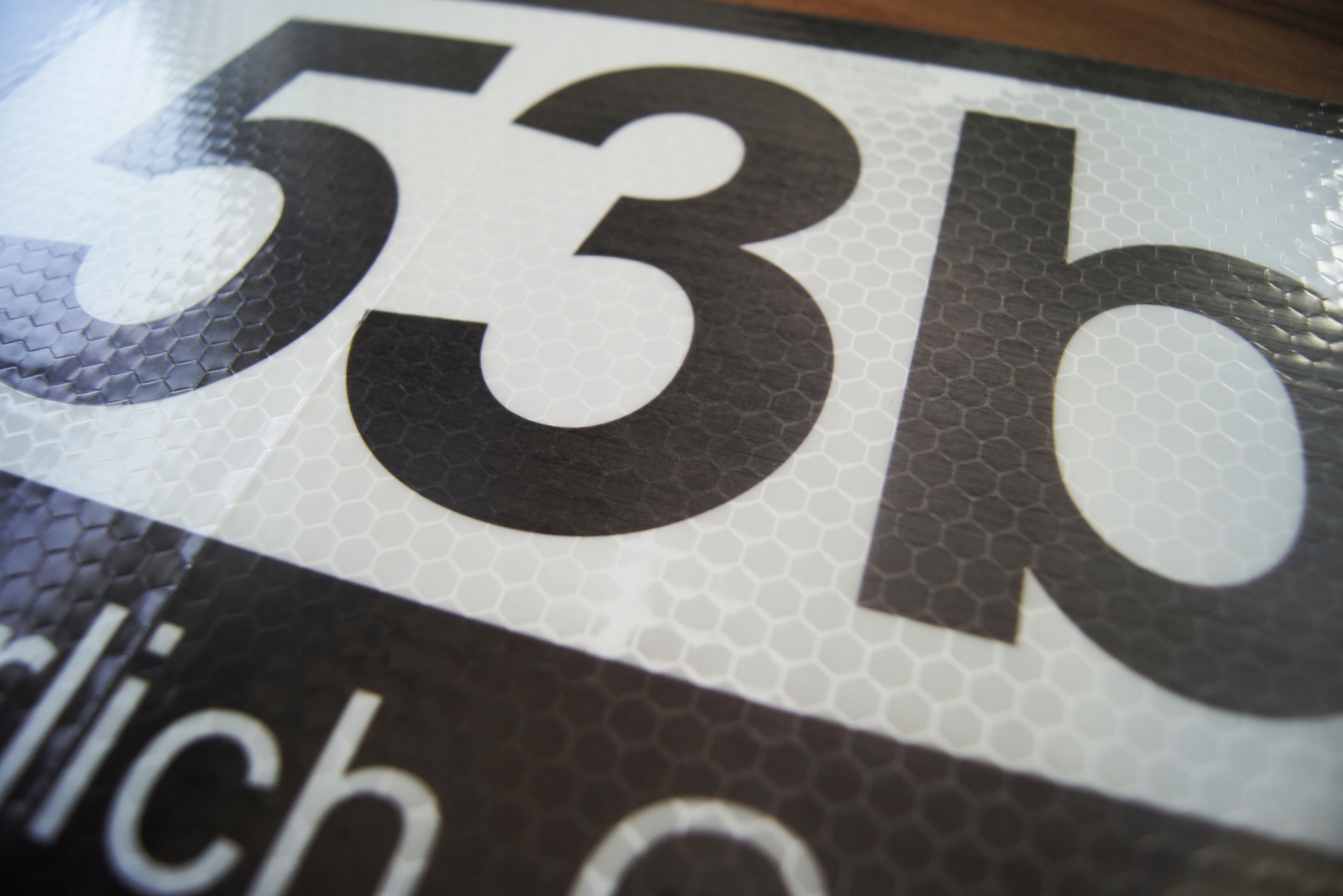 TABLICZKA ODBLASKOWA ADRES PLASTER 20x12,5 HIT! Kod producenta 3