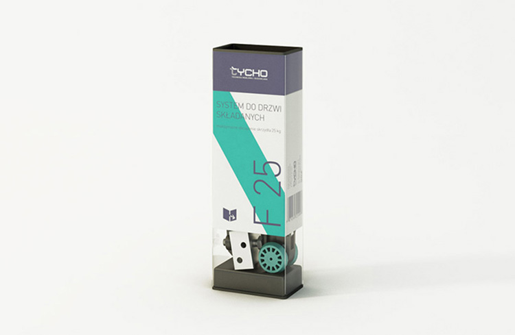 System do drzwi składanych Tycho F25 dł. 110 cm Kod producenta F25-110