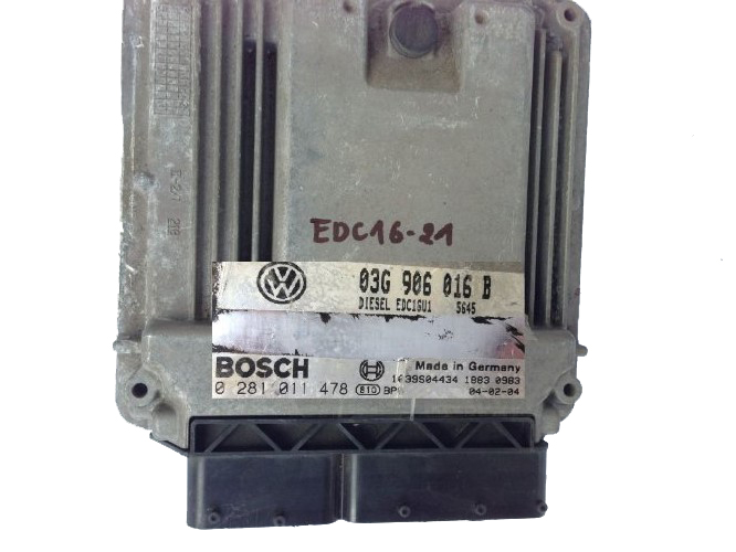 ECU VW GOLF V 1.9TDI 03G906016B 0281011478 DOPISZĘ