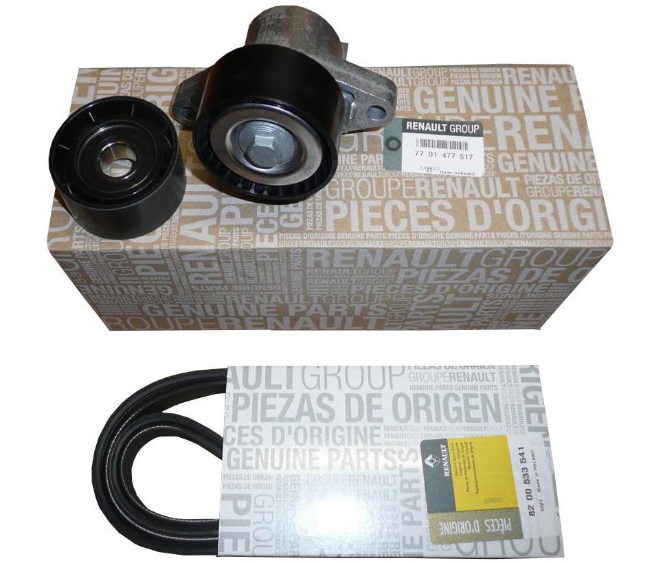 77 01 - LAGUNA II 1.6 8V 16V КОМПЛЕКТ РЕМЕНЯ ГЕНЕРАТОРА OE