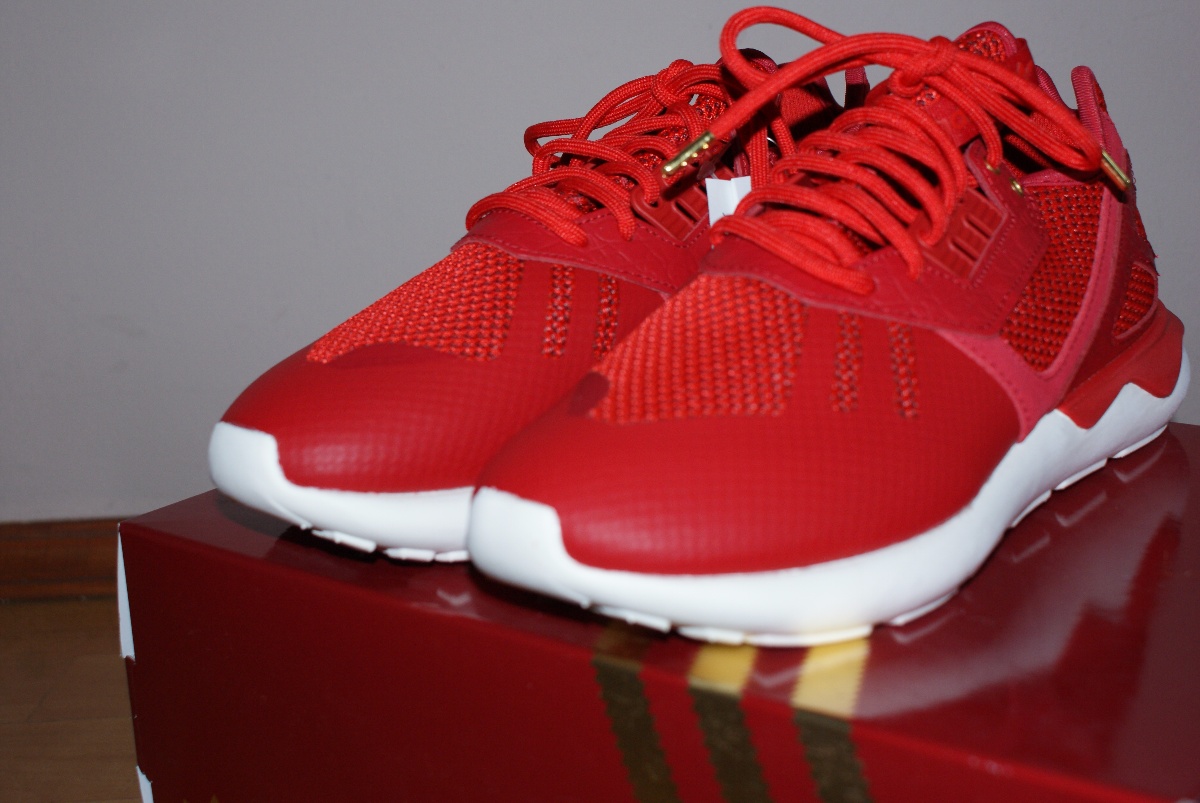 Adidas tubular clearance runner czerwone