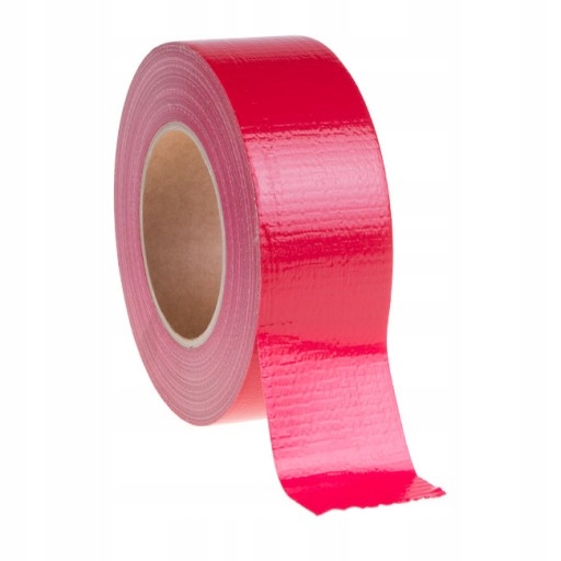 TAŚMA ZBROJONA DO FOLII OTULINY PODŁOGÓWKI 25M CZERWONA