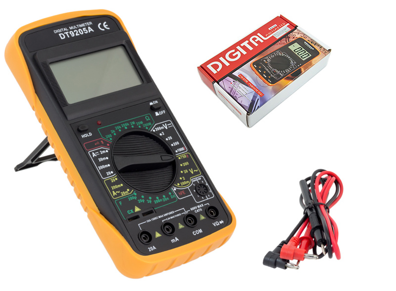 

AG102 Cyfrowy Multimetr Miernik Prądu LCD DT9205A