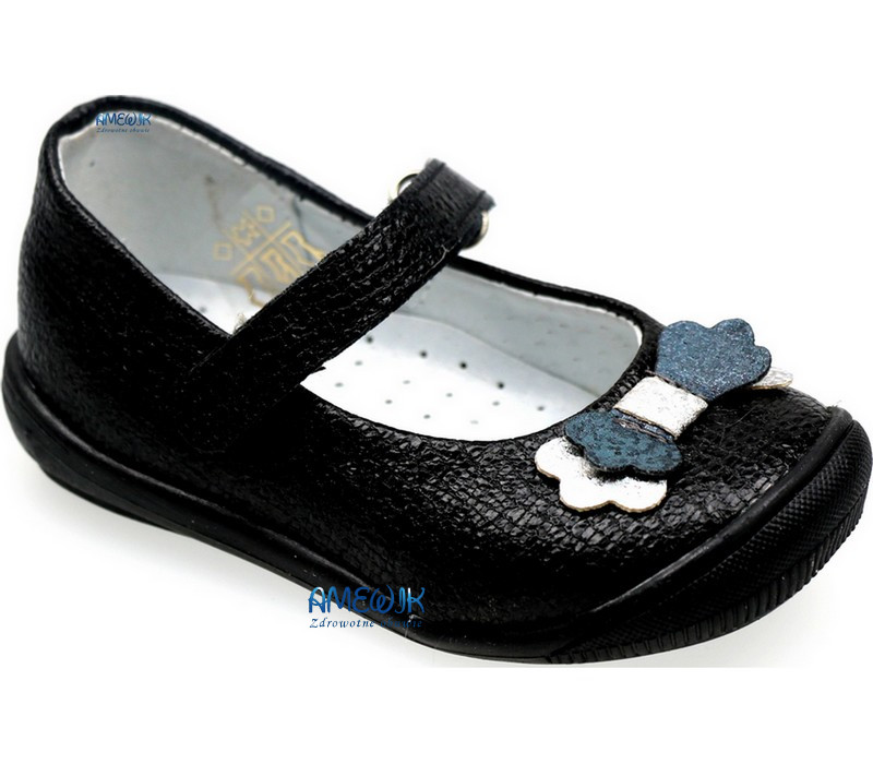 KORNECKI_cudne profilowane balerinki _ 20_ AMEWIK Kolor czarny