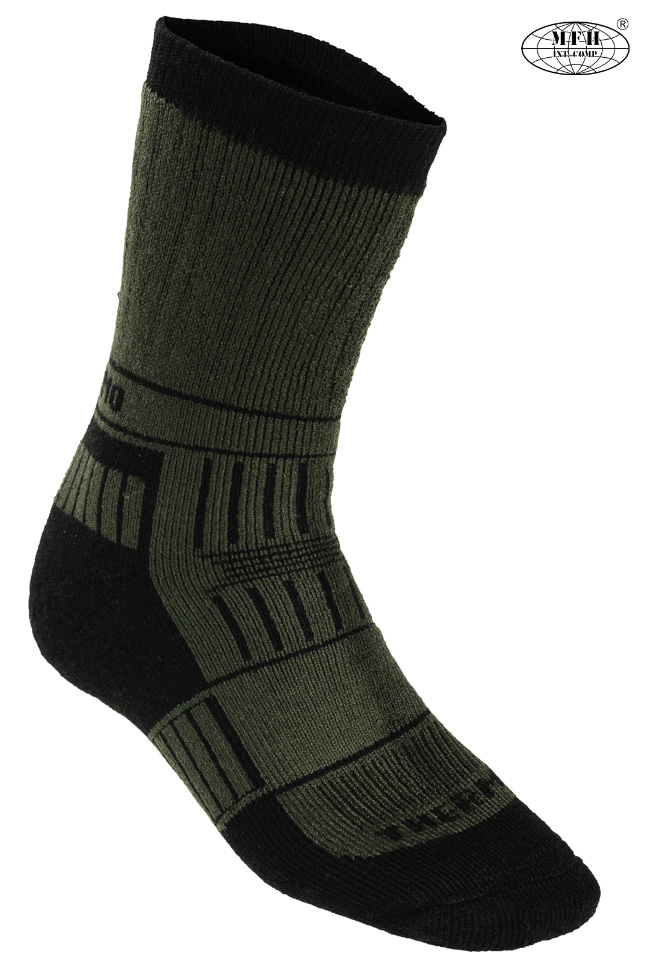 Trekkingowe SKARPETY Termiczne ALASKA OLIV 45-47 Rozmiar 45-47